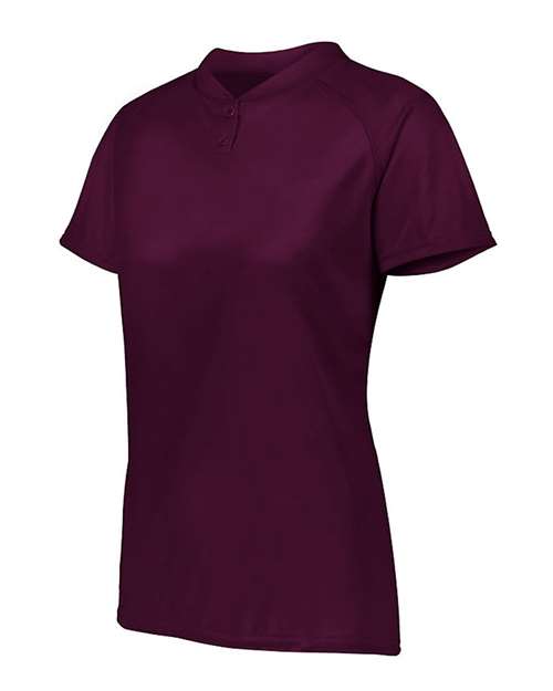 Augusta Sportswear 1567 Women's Attain Two-Button Jersey
