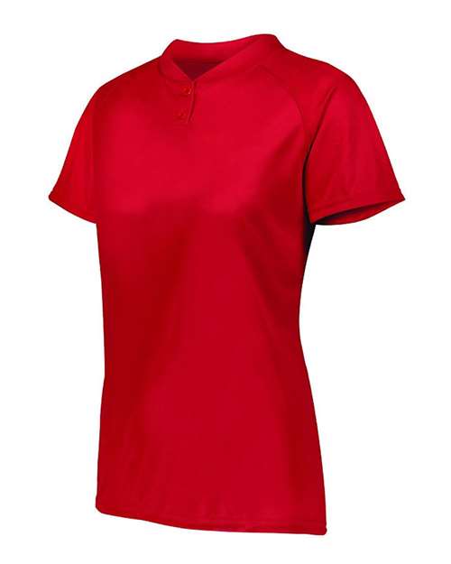 Augusta Sportswear 1567 Women's Attain Two-Button Jersey