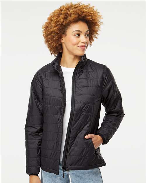 Independent Trading Co. EXP200PFZ Women's Puffer Jacket