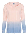 MV Sport W20185 Women's French Terry Ombré Hooded Sweatshirt