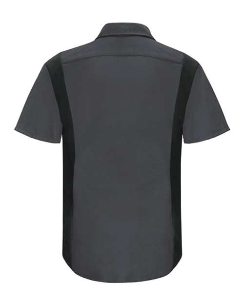 Red Kap SY42T Men's Tall Performance Plus Short Sleeve Shirt with Oilblok Technology