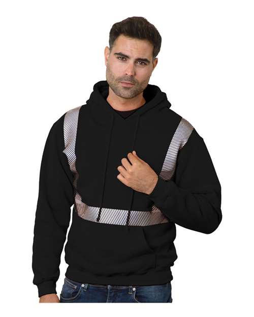 Bayside 3739 Unisex USA-Made High Visibility Hooded Sweatshirt