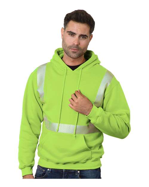 Bayside 3739 Unisex USA-Made High Visibility Hooded Sweatshirt