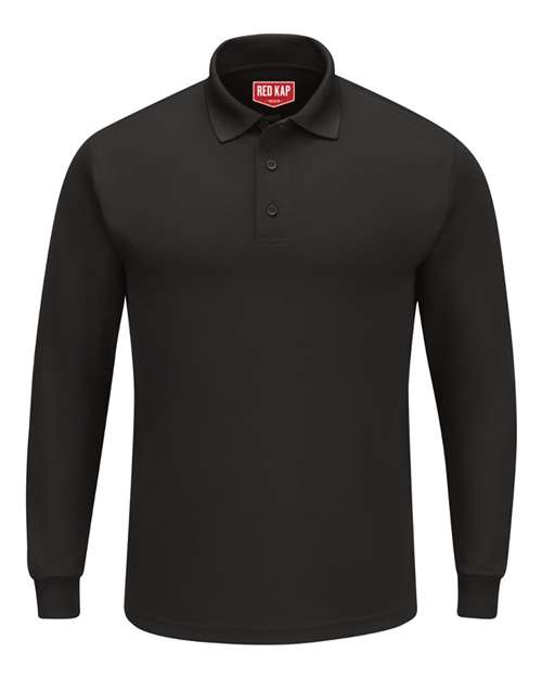 Red Kap SK6L Men's Long Sleeve Performance Knit Polo