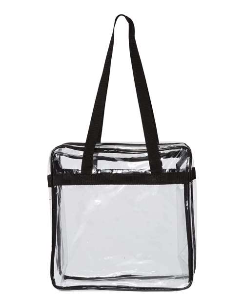 OAD OAD5005 OAD Clear Tote with Zippered Top