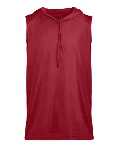 Badger 4108 Men's B-Core Hooded Sleeveless T-Shirt