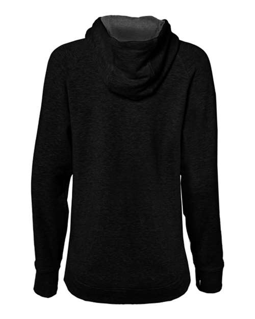 Badger 1051 Women's FitFlex French Terry Quarter-Zip Hooded Pullover