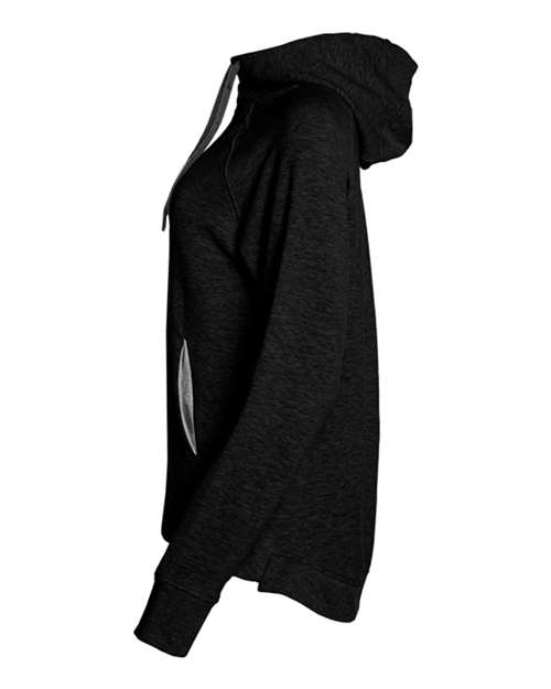 Badger 1051 Women's FitFlex French Terry Quarter-Zip Hooded Pullover