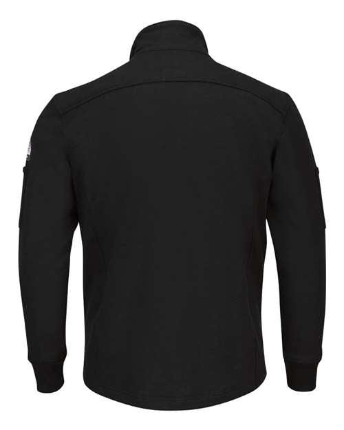 Bulwark SEZ2 Men's Zip Front Fleece Jacket-Cotton /Spandex Blend