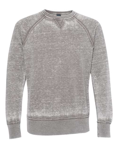 J. America 8920 Men's Vintage Zen Fleece Crewneck Sweatshirt