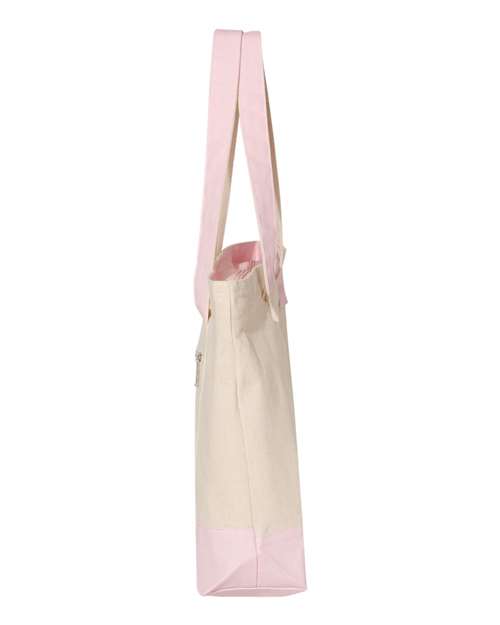 Q-Tees Q1300 19L Zippered Tote