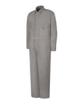 Red Kap CC18EXT Men's Extended Sizes Zip-Front Cotton Coverall