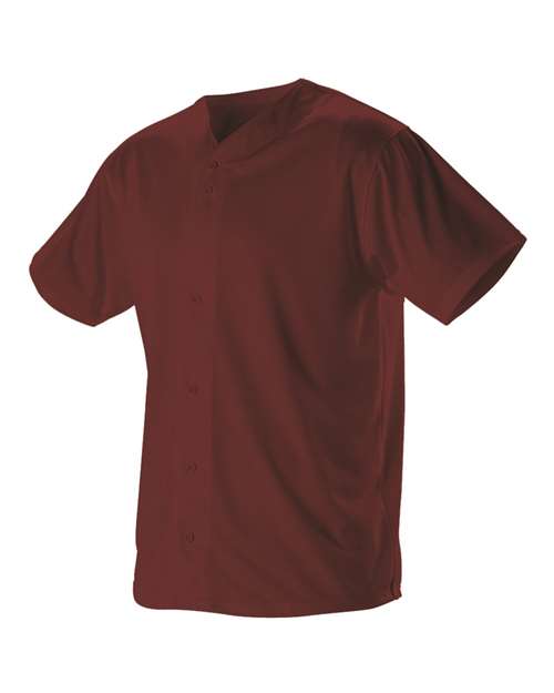 Alleson Athletic 52MBFJ Men's Full Button Lightweight Baseball Jersey