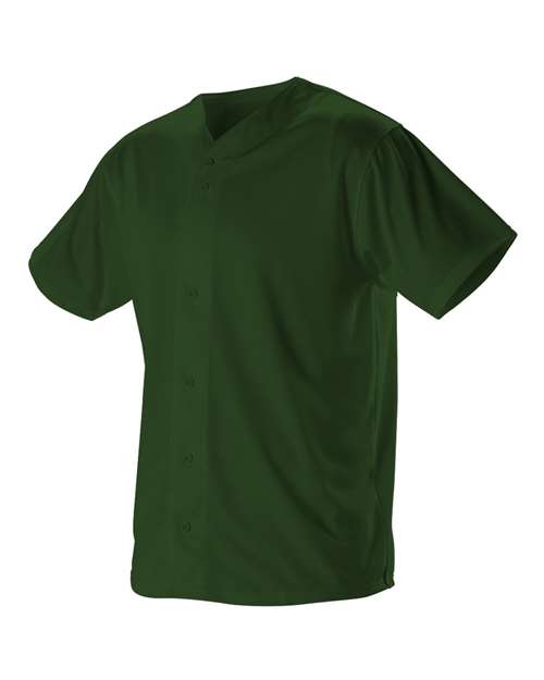 Alleson Athletic 52MBFJ Men's Full Button Lightweight Baseball Jersey