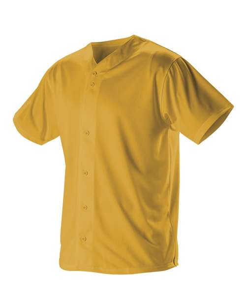Alleson Athletic 52MBFJ Men's Full Button Lightweight Baseball Jersey