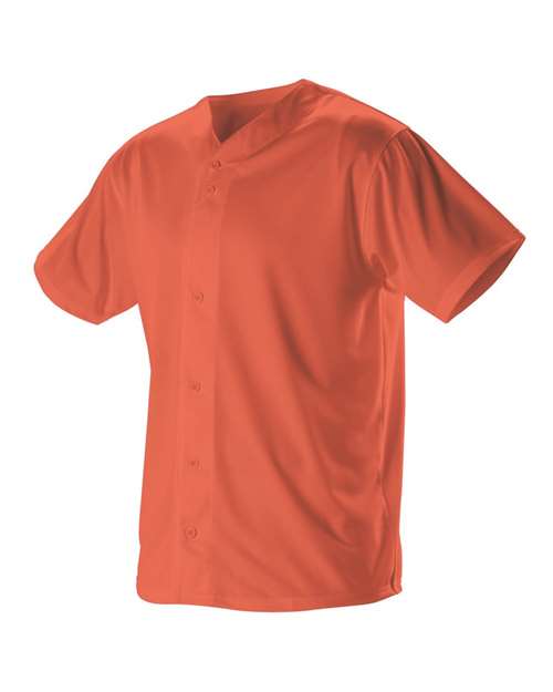 Alleson Athletic 52MBFJ Men's Full Button Lightweight Baseball Jersey