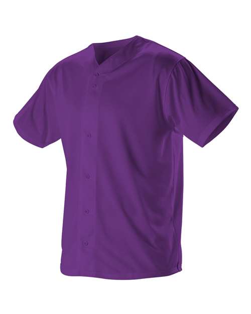 Alleson Athletic 52MBFJ Men's Full Button Lightweight Baseball Jersey