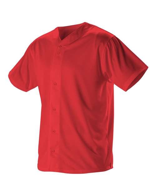Alleson Athletic 52MBFJ Men's Full Button Lightweight Baseball Jersey