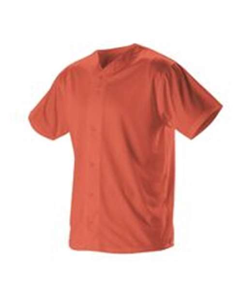 Alleson Athletic 52MBFJY Youth Full Button Lightweight Baseball Jersey