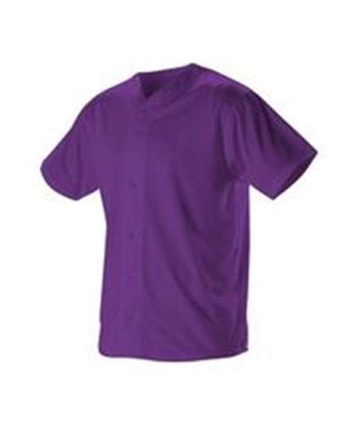 Alleson Athletic 52MBFJY Youth Full Button Lightweight Baseball Jersey
