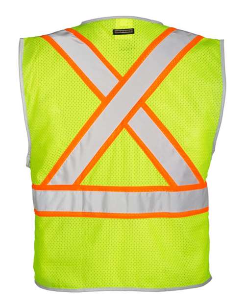 Kishigo 1576-1577 Unisex Premium Brilliant Series® X Back Dual Compliant Vest