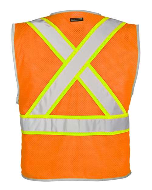 Kishigo 1576-1577 Unisex Premium Brilliant Series® X Back Dual Compliant Vest
