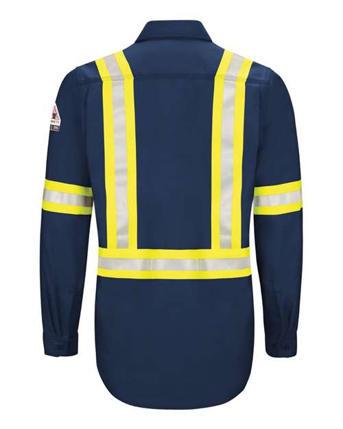Bulwark QS40ET Men's Tall iQ Series® Endurance Enhanced-Vis Work Shirt