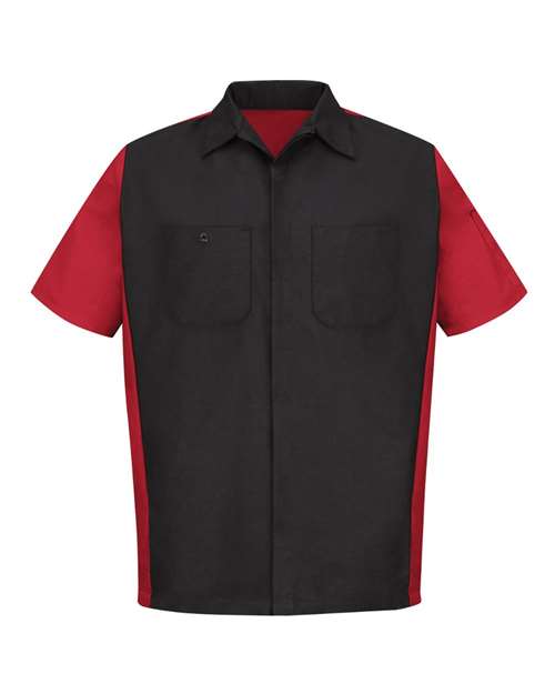 Red Kap SY20T Men's Tall Short Sleeve Automotive Crew Shirt