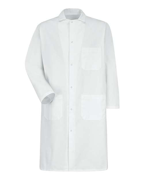 Red Kap 4016 Unisex Gripper - Front Butcher Frock - Exterior Chest Pocket