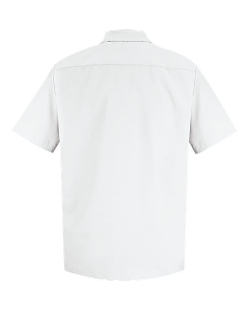 Red Kap SP26T Men's Tall Specialized Short Sleeve Pocketless Work Shirt