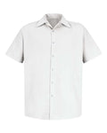 Red Kap SP26T Men's Tall Specialized Short Sleeve Pocketless Work Shirt