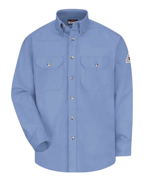 Bulwark SLU2T Men's Tall Dress Uniform Shirt - Excel FR ComforTouch - 7 oz.