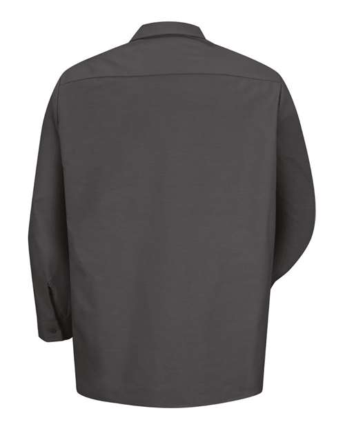 Red Kap SP14T Men's Tall Industrial Long Sleeve Work Shirt