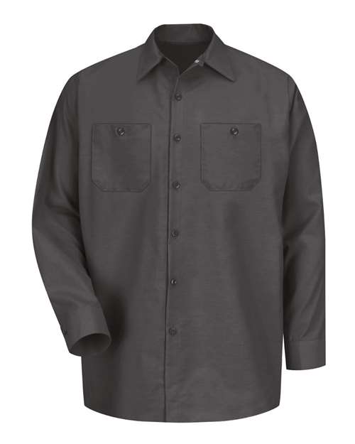 Red Kap SP14T Men's Tall Industrial Long Sleeve Work Shirt