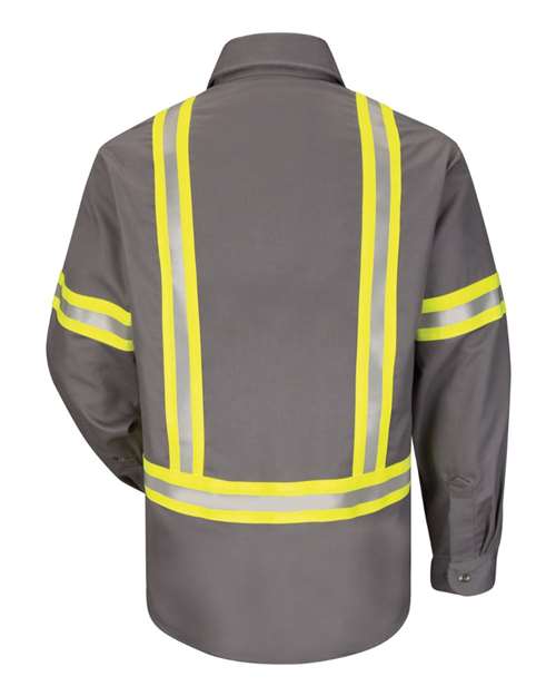 Bulwark SLDTT Men's Tall Enhanced Visibility Uniform Shirt
