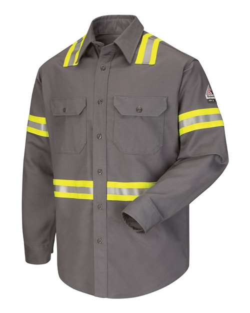 Bulwark SLDTT Men's Tall Enhanced Visibility Uniform Shirt