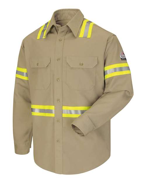 Bulwark SLDTT Men's Tall Enhanced Visibility Uniform Shirt