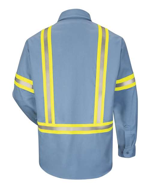 Bulwark SLDTT Men's Tall Enhanced Visibility Uniform Shirt