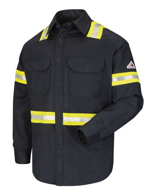 Bulwark SLDTT Men's Tall Enhanced Visibility Uniform Shirt