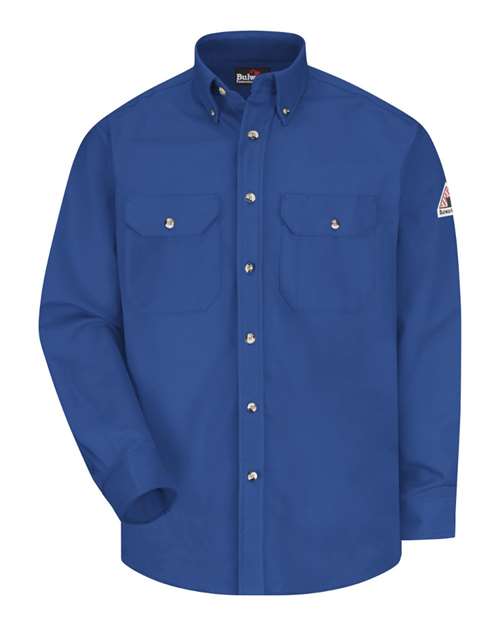 Bulwark SLU2T Men's Tall Dress Uniform Shirt - Excel FR ComforTouch - 7 oz.