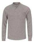 Bulwark SML2 Men's Long Sleeve Henley Shirt- CoolTouch®2