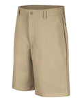 Red Kap PC26 Men's Cotton Casual Plain Front Shorts
