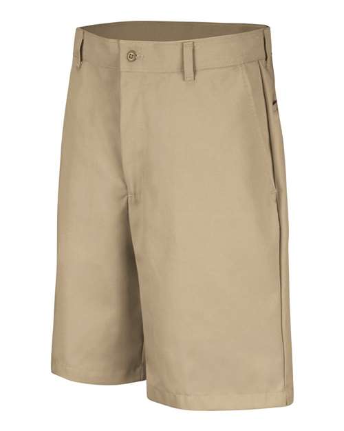 Red Kap PC26 Men's Cotton Casual Plain Front Shorts