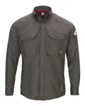 Bulwark QS50T Men's Tall iQ Series® Long Sleeve Comfort Woven Lightweight Shirt