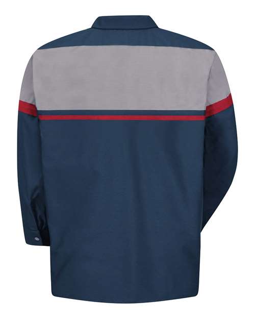 Red Kap SP14ACT Men's Tall Performance Tech Long Sleeve Shirt
