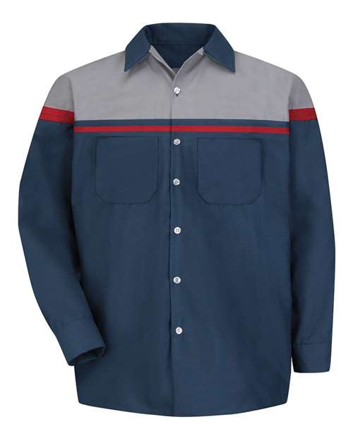 Red Kap SP14ACT Men's Tall Performance Tech Long Sleeve Shirt