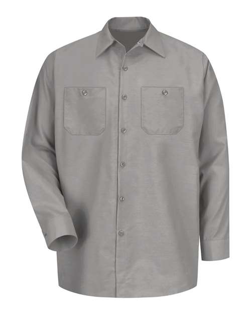 Red Kap SP14T Men's Tall Industrial Long Sleeve Work Shirt