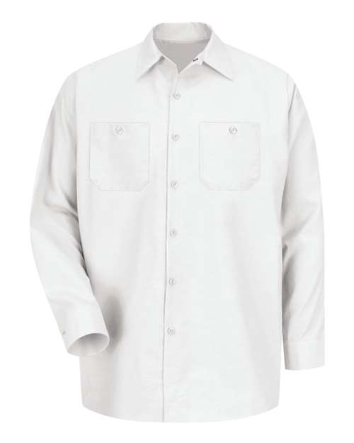 Red Kap SP14T Men's Tall Industrial Long Sleeve Work Shirt