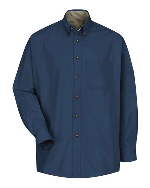 Red Kap SC74 Men's Cotton Contrast Dress Shirt