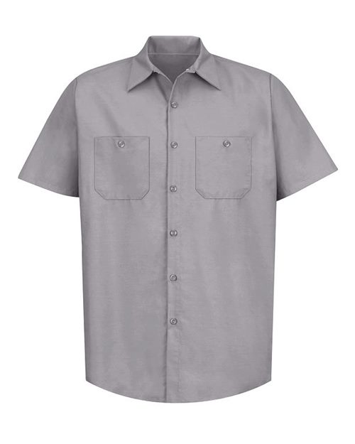 Red Kap SP24T Men's Tall Industrial Short Sleeve Work Shirt